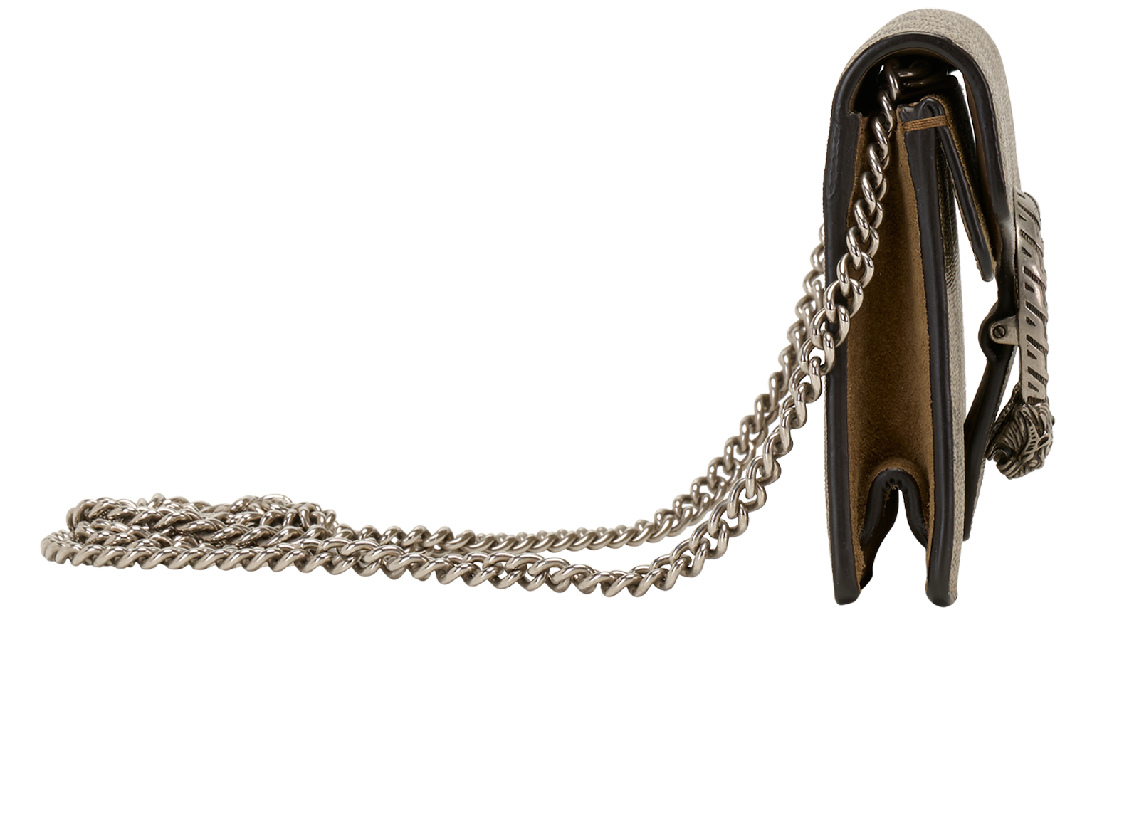 Super Mini Dionysus, &pound;550, Handbags, Beige, Canvas, Side view